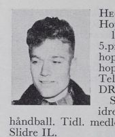 Oddvar Hegge fra Øystre Slidre. Hopp og kombinert. Foto: Ranheim: Norske skiløpere