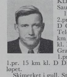 Olav Kleiva, skogsarbeider fra Sauland. Sauland idrettslag.