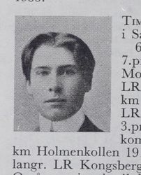 Andres Timdal, skogsarbeider fra Sauland. Sauland idrettslag.