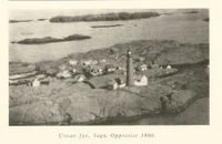 Fyret fotografert omkring 1941.