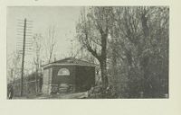 Lysthus på prestegården, angivelig oppført av sokneprest Jacob Neumann. Fra boka Asker, utgitt 1917.