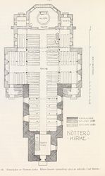 Grunnplan. Fra Nøtterø, utgitt 1922.