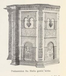 Prekestolen. Fra boka Holla, utgitt 1925.