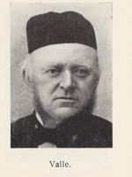 Anton Wilhelm Valle (1842–1917), sokneprest 1900–1917.