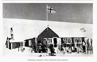 Vinika-hytta i 1959, Vadsø skiklubbs hytte. Viinikka i Vadsø kommune.