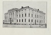 Porsgrunn rådhus. Foto: Lund, Carl: Porsgrund 1807-1907