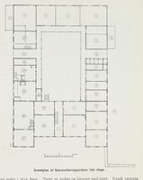 Grunnplanet i Kammerherregården. Foto: Lund, Carl: Porsgrund 1807-1907 (1907)