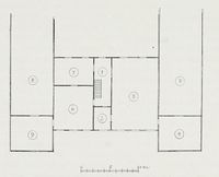 2. etasje i Kammerherregården. Foto: Lund, Carl: Porsgrund 1807-1907 (1907)