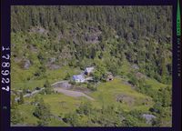 Bergland på flyfoto tatt av K. Haugen 24. juni 1967