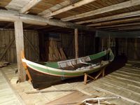 Ranværingsbåten «Svartnes»/«Smelror» på Pomormuseet i Vardø. Foto: Varanger museum (2014).