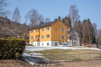 Tidlig etterkrigsbebyggelse på Frysja. Foto: Leif-Harald Ruud (2018)