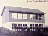 Slik såg skulen ut i 1960.
