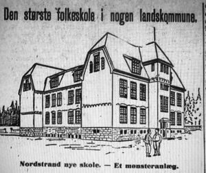 Nordstrand folkeskole Aftenposten faksimile 1913.jpg