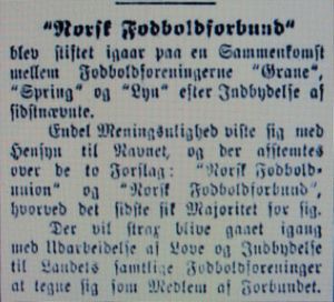 Norges Fotballforbund stiftelse Aftenposten faksimile 1902.JPG