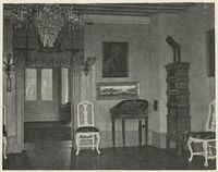 Hagestua. Fra Wladimir Moes Norske Storgaarder, utgitt 1920.