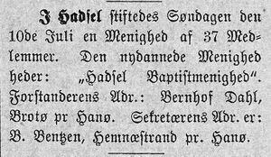 Notis i avisa Banneret fra Hadsel 15.8.1892.jpg