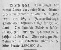 279. Notis i avisa Banneret om nye skattesatser 15.8.1892.jpg