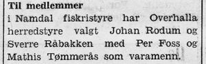 Notis om Namdal fiskeristyre i Namdal Arbeiderblad 28.10.1950.jpg