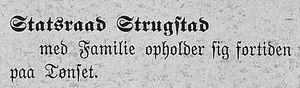 Notis om statsråd Strugstad i Østerdølen 05. 08 1904.jpg