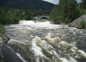 Numedalslågen ved Veggli flommen 2007.jpg