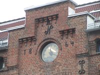 Detalj fra fasade, Væveri A, fra 1864. Foto: Stig Rune Pedersen