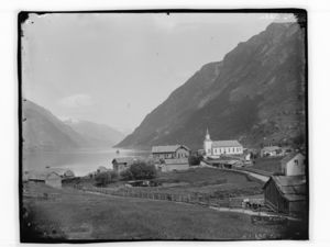 Odda. Sentrum. Oversikt - NB MS G4 0230.jpg