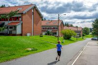 Rekkehusbebyggelse i Kongeveien. Foto: Leif-Harald Ruud (2014)