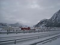 Øybrua på vintertid. Fotograf: Zahl