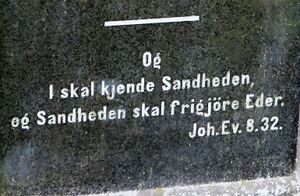 Og I skal kjende Sandheden gravminne Oslo.JPG