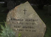 Enkelt innhogd kors, Grefsen kirkegård. Foto: Stig Rune Pedersen (2014).