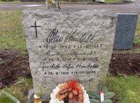 Gravminne, LO-leder og statsråd Olav Hindahl. Foto: Stig Rune Pedersen