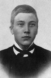 Olav Sletto, kring 1901. Fotograf: Emberik Braaten.