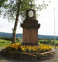 Olavsstøtta på Stiklestad nasjonale kultursenter. Foto: Siri Iversen, 2011