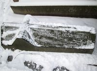 Oluf Ryghs gravminne på Gamle Aker kirkegård.