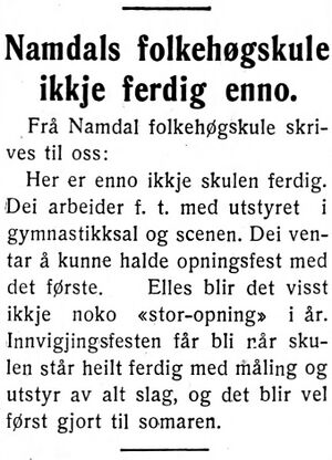 Om Namdals folkehøgskole i Nord-Trøndelag og Nordenfjeldsk Tidende 17.11.1936.jpg