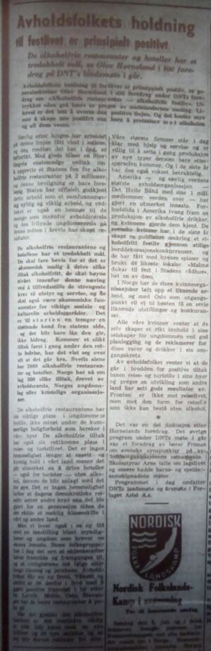 Om avholdssak og fest i Folkeviljen 6.7. 1951.jpg
