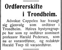 217. Om skifte av ordfører i Trondheim i Nord-Trøndelag og Nordenfjeldsk Tidende 18. 12. 1934.jpg