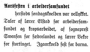 Omtale av årsfesten i Arbeidersamfundet i Mjølner 15.3.1898.jpg