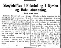 58. Omtale av skogsdrift for Folla i Snåsa og Innherred i Nord-Trøndelag og Nordenfjeldsk Tidende 17.11.1936.jpg