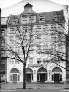 Opera Comique i bygningen. Foto: Anders Beer Wilse/Oslo Museum (1918).