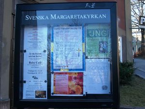 Oppslag Margaretakyrkan.JPG