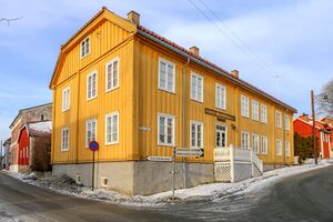Losjen i Festningsgata 1 i Kongsvinger. Foto: Leif-Harald Ruud (2022).