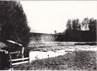 Jernbanebrua over Bingselva ved Oset.