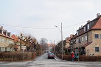 Motiv fra Ansgar Sørlies vei i Oslo. Foto: Roy Olsen (2008).