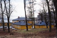 Eiendommen Frantzebråten, idag Sollerudstranda skole, ark. Harald Olsen. Foto: Roy Olsen (2015).