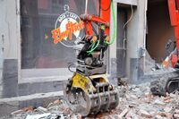 Dronningens gate 32 rives. Foto: Roy Olsen (2012).