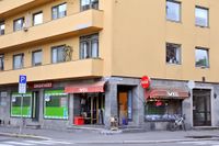 Dagligvarebutikk i Fagerborggata 6. Foto: Roy Olsen (2014).