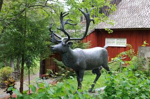 Oslo, skulptur, rein av Skule Waksvik.jpg