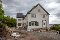 «Poulssonvillaen» i Jarlsborgveien 3 fotografert ca. ett år før den ble revet i 2016. Foto: Leif-Harald Ruud