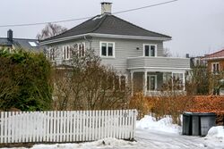 Niels Henrik Abels vei 39 (1930). Foto: Leif-Harald Ruud (2023).